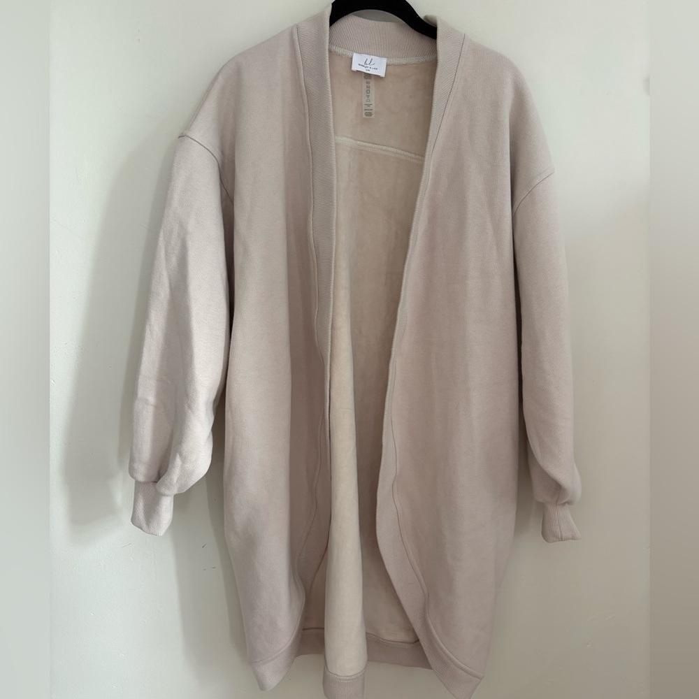 Oversized Open-Front Sweater